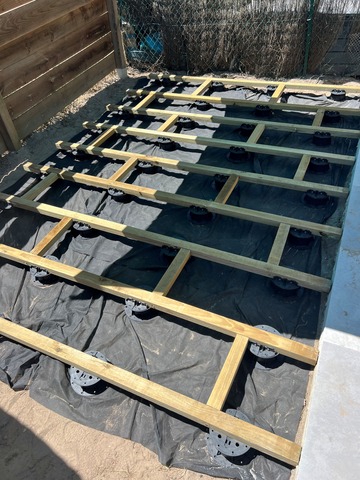 Lambourde pour terrasse