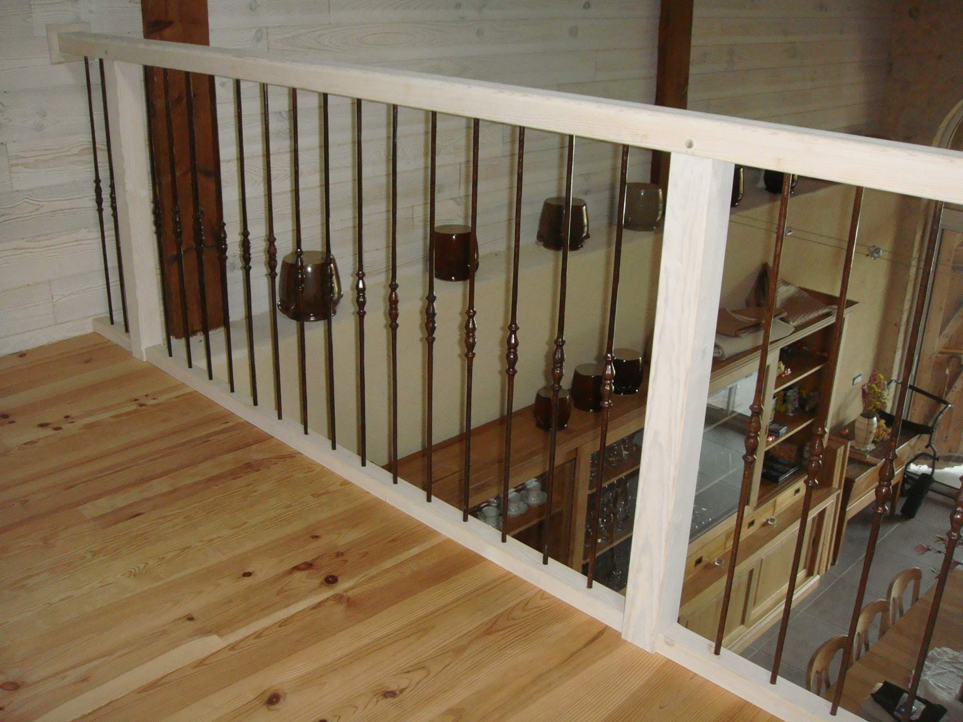 Parquet mezzanine noueux pin maritime