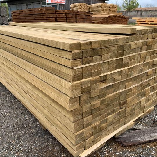 Lambourde pour terrasse