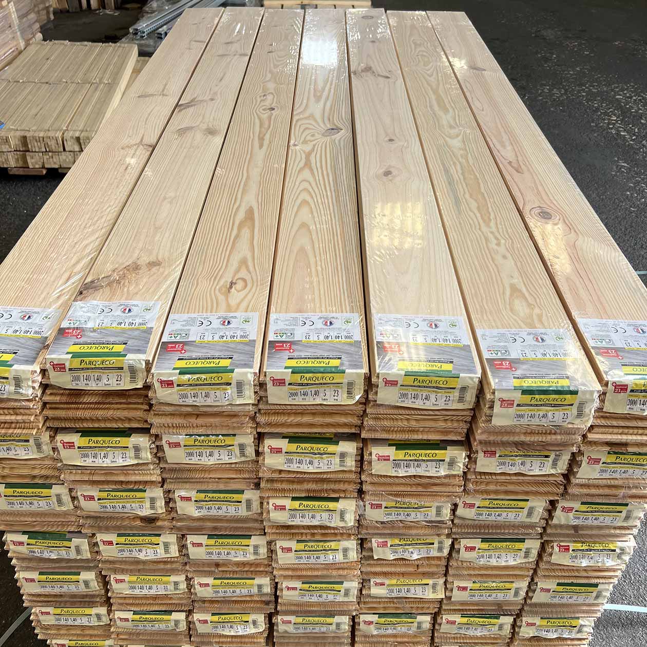 Parquet champêtre pin maritime