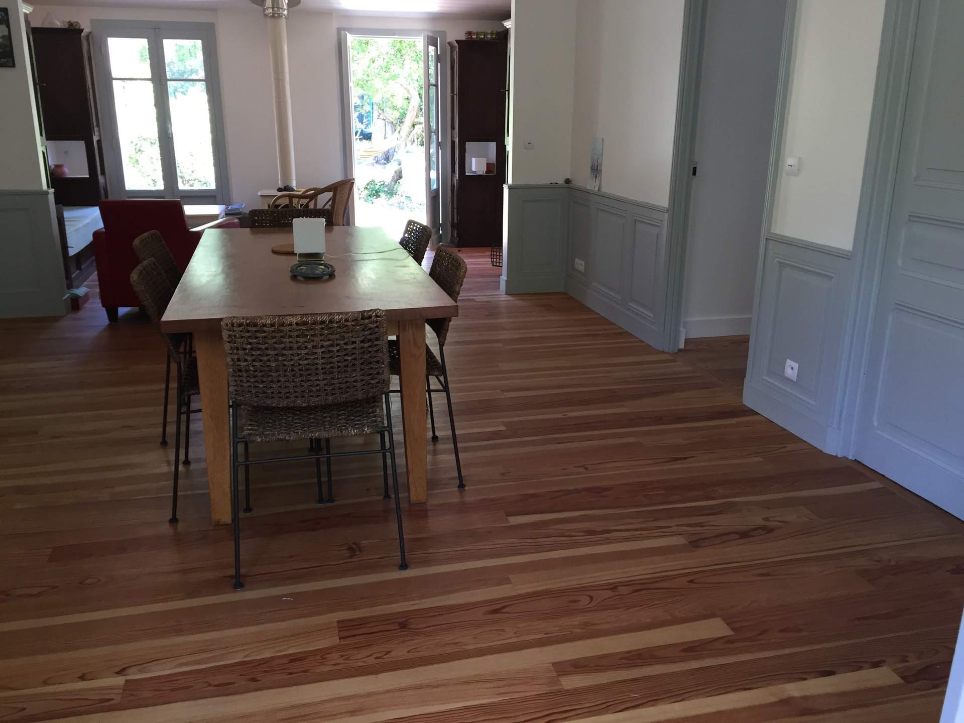 Parquet pitch pin - Bois très résineux